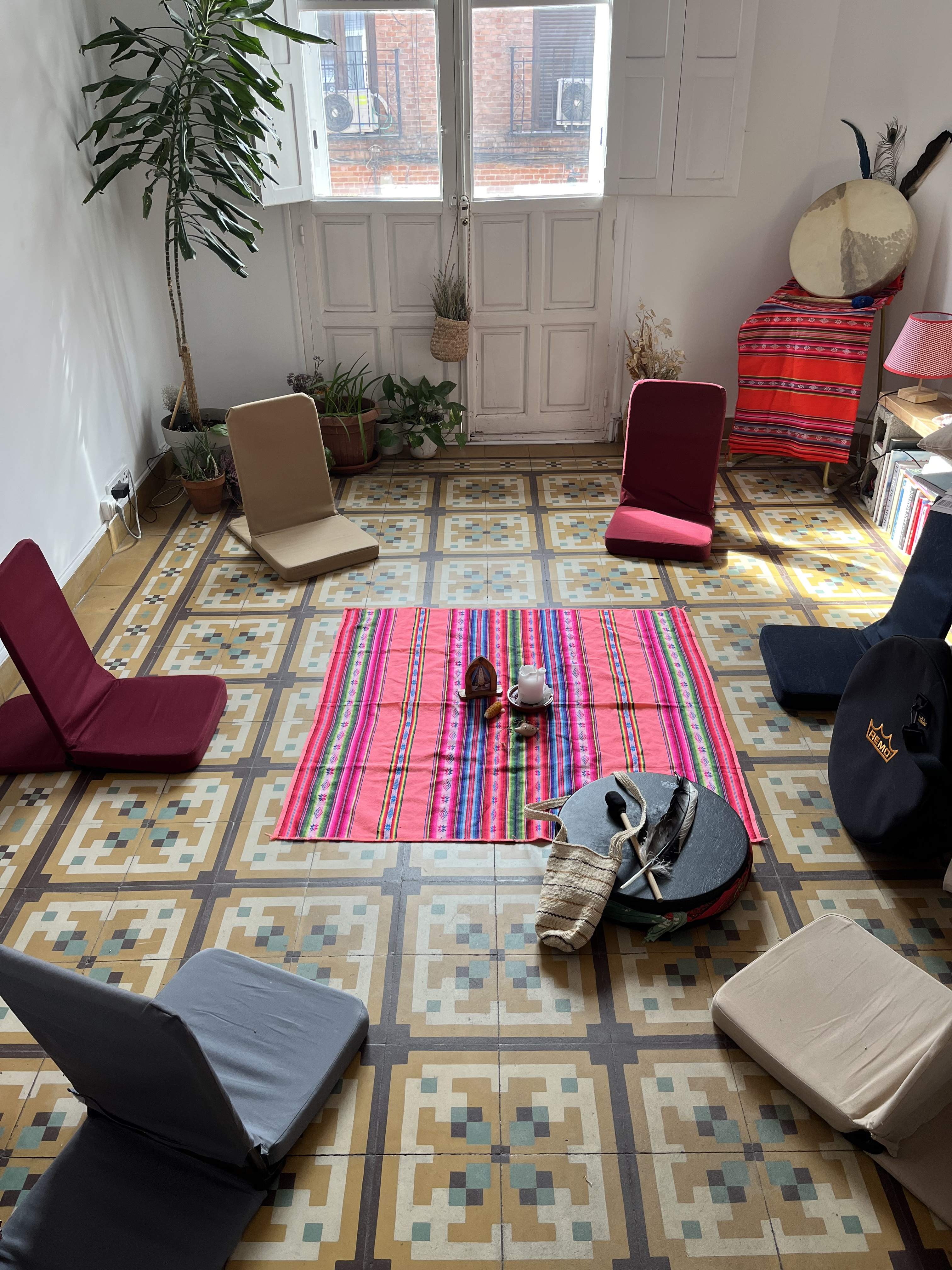 Espacio del círculo en Madrid Usera con acabado fotográfico de 35 mm
